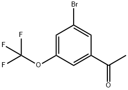 Ethanone, 1-[3-bromo-5-(trifluoromethoxy)phenyl]-,940291-87-2,结构式