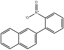 Naphthalene, 2-(2-nitrophenyl)- 结构式