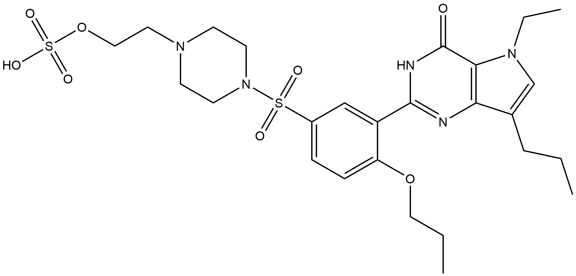 米罗那非杂质12 结构式