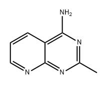 2-甲基吡啶并[2,3-D]嘧啶-4-胺 结构式