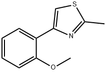 JR-13984, 4-(2-Methoxyphenyl)-2-methylthiazole, 95% 化学構造式