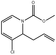 1(2H)-Pyridinecarboxylic acid, 3-chloro-2-(2-propen-1-yl)-, methyl ester Struktur