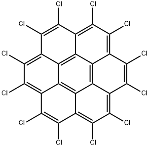 Coronene, 1,2,3,4,5,6,7,8,9,10,11,12-dodecachloro- Structure