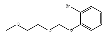 Benzene, 1-bromo-2-[(2-methoxyethoxy)methoxy]- Structure