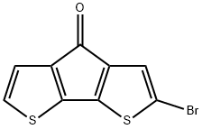 4H-Cyclopenta[2,1-b:3,4-b']dithiophen-4-one, 2-bromo- 化学構造式