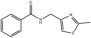 N-((2-甲基噻唑-4-基)甲基)苯甲酰胺, 942868-58-8, 结构式