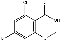 Benzoic acid, 2,4-dichloro-6-methoxy- Struktur