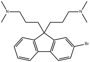 2-BROMO-N,N,N',N'-TETRAMETHYL-9H-FLUORENE-9,9-DIPROPANAMINE,943251-78-3,结构式