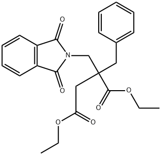 Butanedioic acid, 2-[(1,3-dihydro-1,3-dioxo-2H-isoindol-2-yl)methyl]-2-(phenylmethyl)-, 1,4-diethyl ester,943321-35-5,结构式