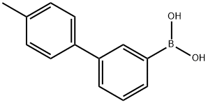 (4'-Methyl-[1,1'-biphenyl]-3-yl)boronic acid 结构式
