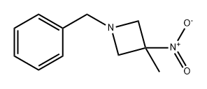 Azetidine, 3-methyl-3-nitro-1-(phenylmethyl)- Struktur