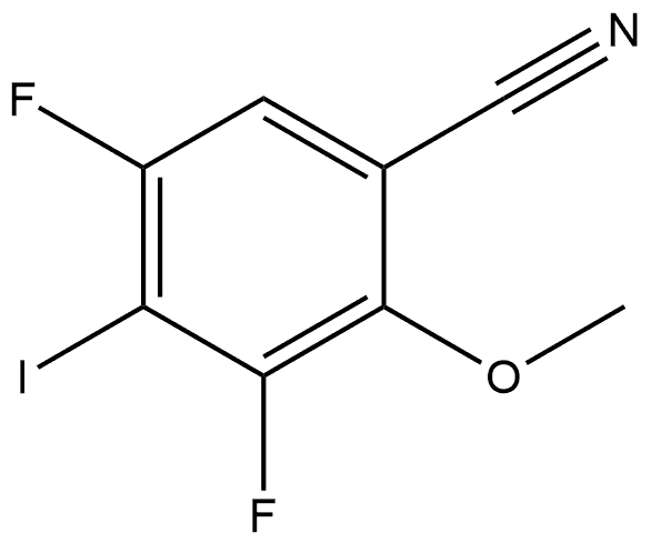 3,5-Difluoro-4-iodo-2-methoxybenzonitrile|