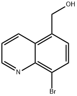 5-Quinolinemethanol, 8-bromo-,943847-25-4,结构式