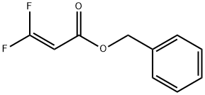 2-Propenoic acid, 3,3-difluoro-, phenylmethyl ester Structure