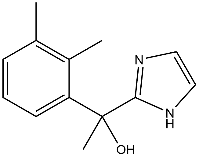 1H-Imidazole-2-methanol, α-(2,3-dimethylphenyl)-α-methyl- Structure