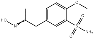 Benzenesulfonamide, 5-[2-(hydroxyimino)propyl]-2-methoxy-