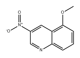 Quinoline, 5-methoxy-3-nitro- 结构式