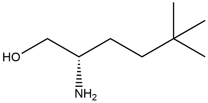 (S)-2-amino-5,5-dimethylhexan-1-ol Structure