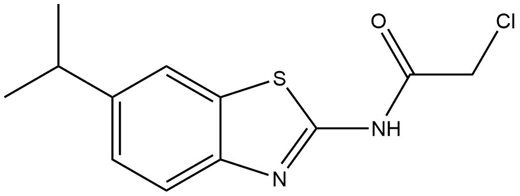 2-Chloro-N-[6-(1-methylethyl)-2-benzothiazolyl]acetamide,944891-44-5,结构式