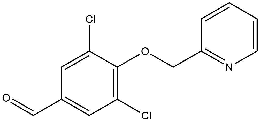 3,5-Dichloro-4-(2-pyridinylmethoxy)benzaldehyde,944893-58-7,结构式