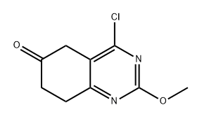 4-氯-2-甲氧基-7,8-二氢喹唑啉-6(5H)-酮, 944895-91-4, 结构式