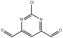 4,6-Pyrimidinedicarboxaldehyde, 2-chloro-,944901-00-2,结构式