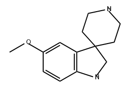 Spiro[3H-indole-3,4'-piperidine], 1,2-dihydro-5-methoxy-,944901-05-7,结构式