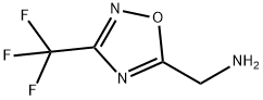 1,2,4-Oxadiazole-5-methanamine, 3-(trifluoromethyl)- Struktur