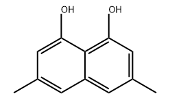 1,8-Naphthalenediol, 3,6-dimethyl- Struktur