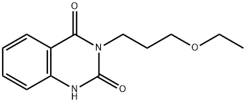 2,4(1H,3H)-Quinazolinedione, 3-(3-ethoxypropyl)- Structure