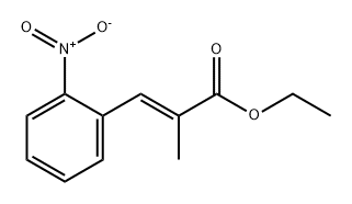2-Propenoic acid, 2-methyl-3-(2-nitrophenyl)-, ethyl ester, (E)- (9CI)