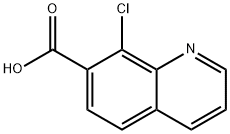 8-chloroquinoline-7-carboxylic acid Struktur