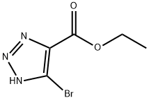 5-溴-1H-1,2,3-三唑-4-羧酸乙酯, 94565-25-0, 结构式