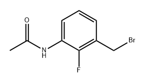 Acetamide, N-[3-(bromomethyl)-2-fluorophenyl]- Struktur
