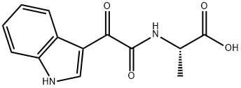 (S)-2-(2-(1H-Indol-3-yl)-2-oxoacetamido)propanoic acid,94732-38-4,结构式