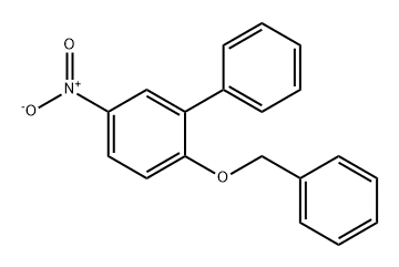 1,1'-Biphenyl, 5-nitro-2-(phenylmethoxy)- Structure