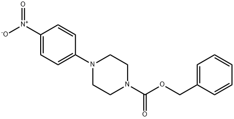 1-Piperazinecarboxylic acid, 4-(4-nitrophenyl)-, phenylmethyl ester