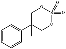 1,3,2-Dioxathiane, 5-methyl-5-phenyl-, 2,2-dioxide Struktur