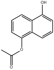 5-hydroxynaphthalene-1-yl acetate Struktur
