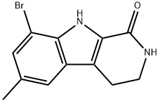 1H-Pyrido[3,4-b]indol-1-one, 8-bromo-2,3,4,9-tetrahydro-6-methyl-