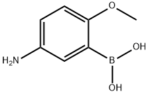 Boronic acid, B-(5-amino-2-methoxyphenyl)- Structure