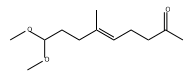 5-Nonen-2-one, 9,9-dimethoxy-6-methyl-, (E)- (9CI) Structure