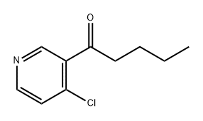 1-Pentanone, 1-(4-chloro-3-pyridinyl)-,949003-74-1,结构式