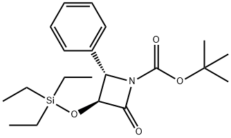 1-Azetidinecarboxylic acid, 2-oxo-4-phenyl-3-[(triethylsilyl)oxy]-, 1,1-dimethylethyl ester, (3S,4S)-|