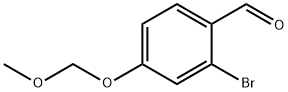 Benzaldehyde, 2-bromo-4-(methoxymethoxy)- Struktur