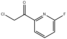 2-氯-1-(6-氟吡啶-2-基)乙-1-酮,949154-23-8,结构式