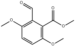 Benzoic acid, 2-formyl-3,6-dimethoxy-, methyl ester Structure