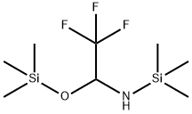 Silanamine, 1,1,1-trimethyl-N-[2,2,2-trifluoro-1-[(trimethylsilyl)oxy]ethyl]- 结构式