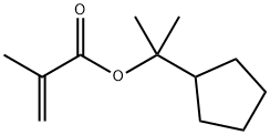 2-Propenoic acid, 2-methyl-, 1-cyclopentyl-1-methylethyl ester,949568-88-1,结构式