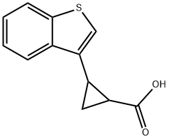 2-(苯并[B]噻吩-3-基)环丙烷-1-羧酸,94981-26-7,结构式